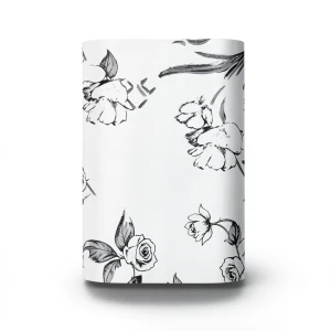 Floral Wallpaper Length 10 meters Width 53 cm White Color