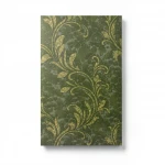 Italian Wall Covering Olive Green Color, Length 10m, Width 0.73m, Model 24011