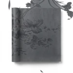Dark Gray Rose Wallpaper 10m x 53 cm, Elegant Design