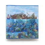 Youth and children Wallpaper, blue Color, Length 10m, Width 0.53m, Model 290004 