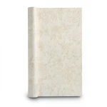 Floral Wallpaper Vinyl Cover 15.6m x 106cm Light Beige