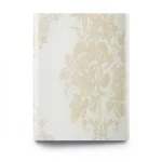 Wallpaper Leaf-Patterned Design Size 15.6m×106cm Beige Color