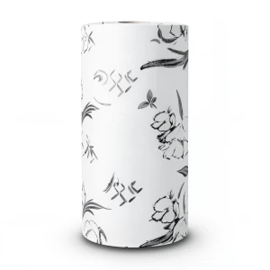 Floral Wallpaper Length 10 meters Width 53 cm White Color