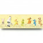 Germany Youth and children Wall Decoration, Size 10m×0.53m, yellow Color, Model 296013