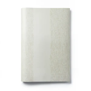 Wallpaper Tree-Patterned Design 15.6m×106cm Beige with Faint Grey