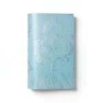 Wallpaper Tree-Patterned Design 15.6m×106cm Cyan Silver Cadet