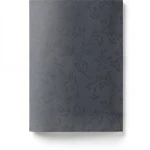 Wallpaper Tree-Patterned Design 15.6m×106cm Dark Gray with Faint Grey