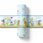 Youth and children Wallpaper, blue and green Color, Length 10m, Width 0.53m, Model 296105 