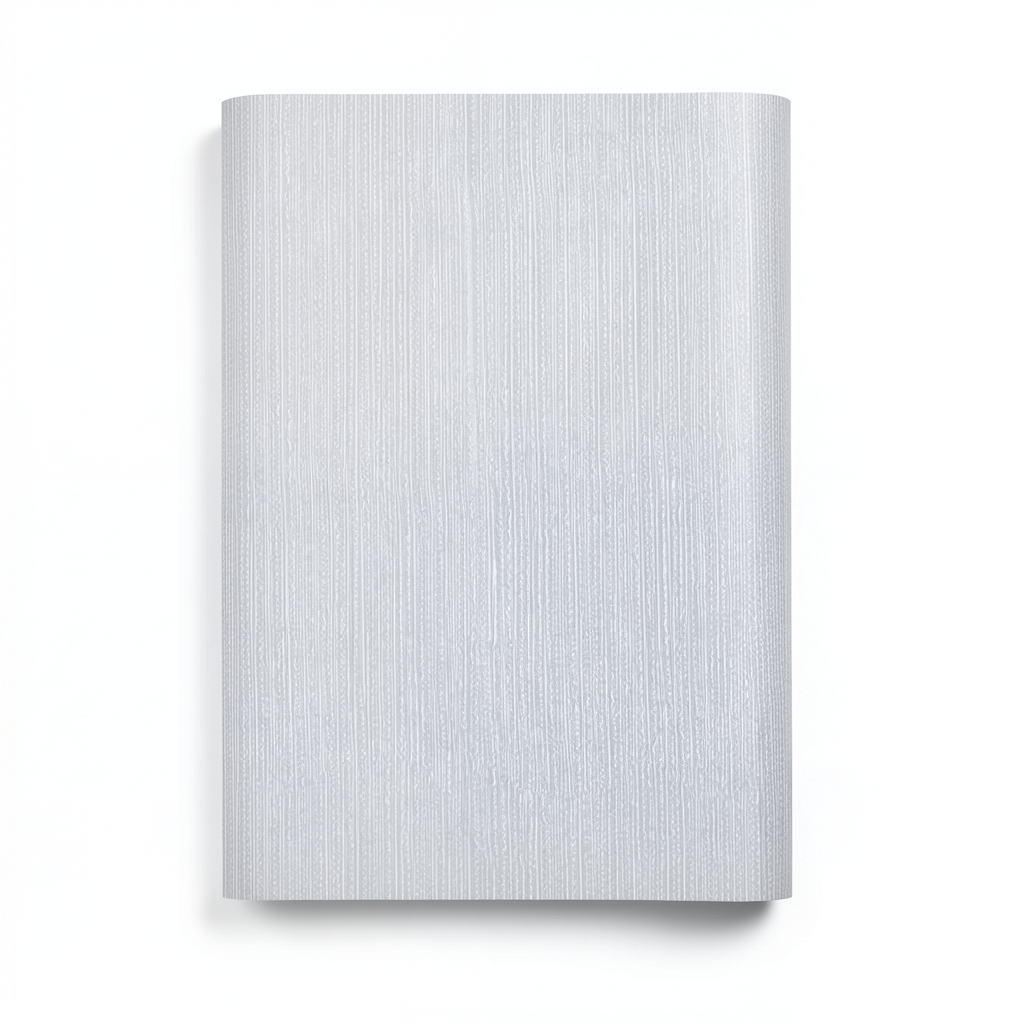 Wallpaper Striped Design Size 15.6m×106cm Light Gray Color
