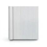Wallpaper Striped Design Size 15.6m×106cm Light Gray Color