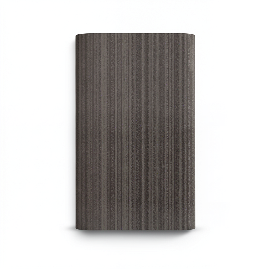 Wallpaper Striped Design Size 15.6m×106cm Dark Beige Color