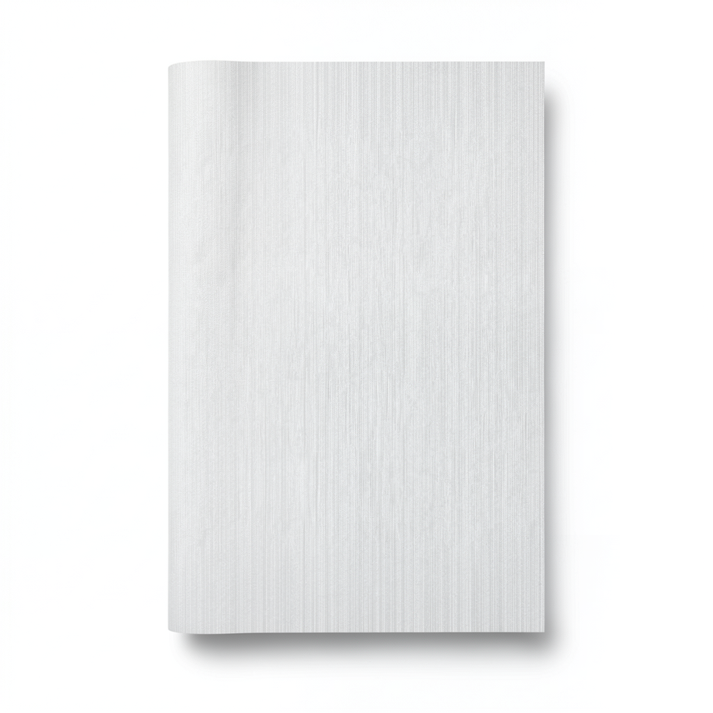 Wallpaper Striped Design Size 15.6m×106cm Pale Grey Color