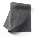 Wallpaper Tree-Patterned Design 15.6m×106cm Dark Gray with Faint Grey