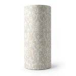 Tree-Patterned Wallpaper Vinyl Cover 15.6m x 106cm Pale Brown White