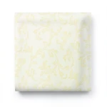 Wallpaper Tree-Patterned Design Size 15.6m×106cm Light Yellow with White