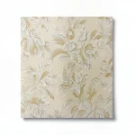 Leaf-patterned Design, Wall Cover, Beige Color, Size 10m×1.06m, Model Z46045 