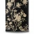  Floral Wall Decoration, Black with Beige Color, Size 10m×0.70m, Model 12002