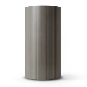 Wallpaper Striped Design Size 15.6m×106cm Dark Beige Color