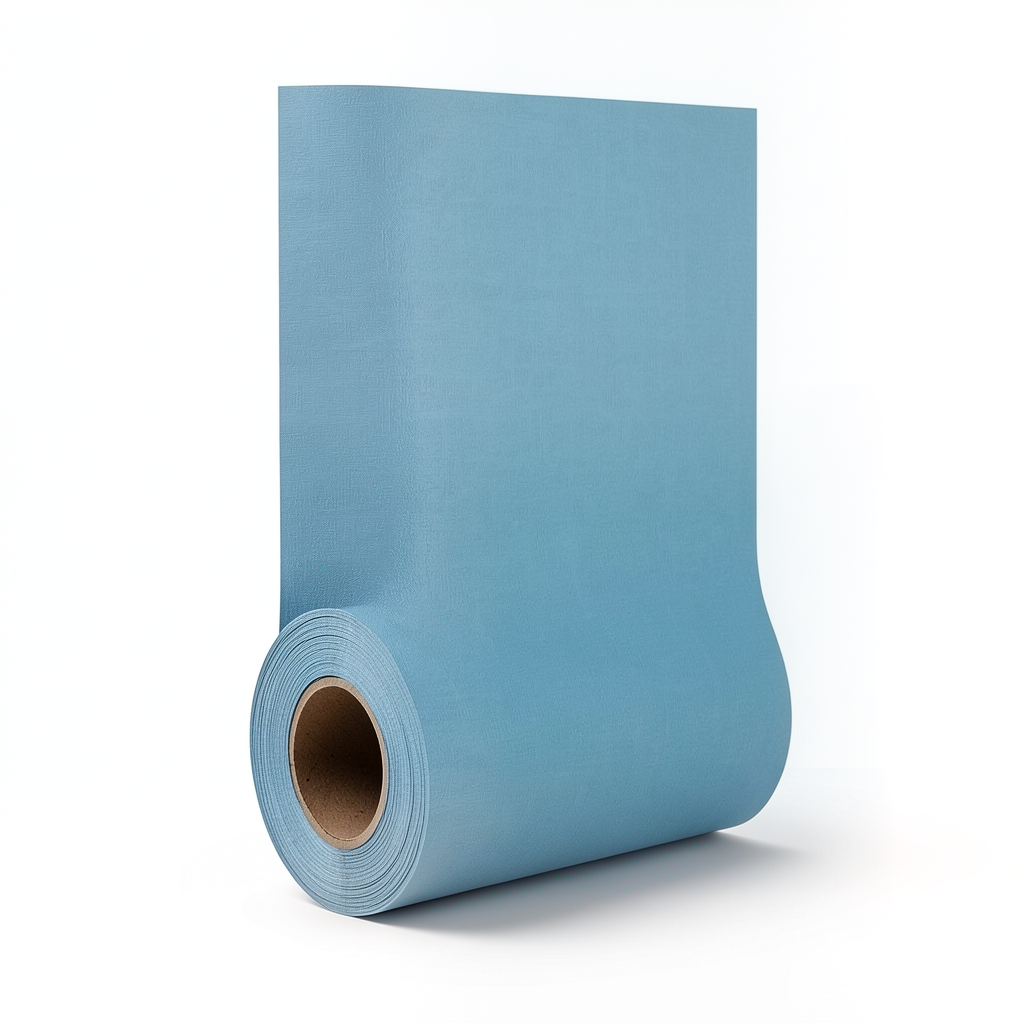 Modern Wall Covering 15.6m×106cm Blue Color
