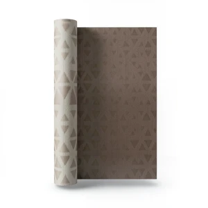 Modern Wall Covering 15.6m Length 106cm Width Brown Color