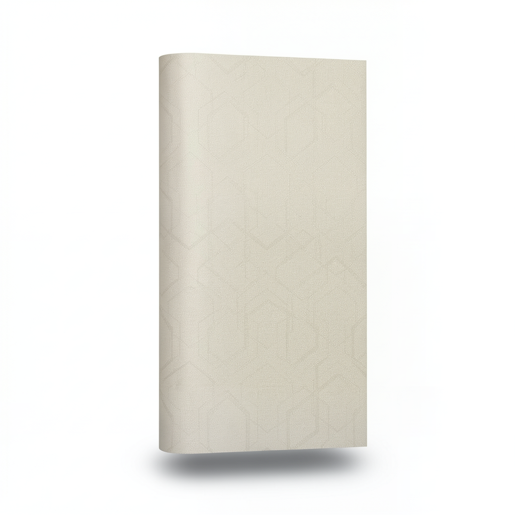 Modern Wall Covering 15.6m Length, 106cm Width, Beige Color