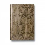 Patterned Wall Covering, Brown Color, Size 10m×0.70m, Model 12024 