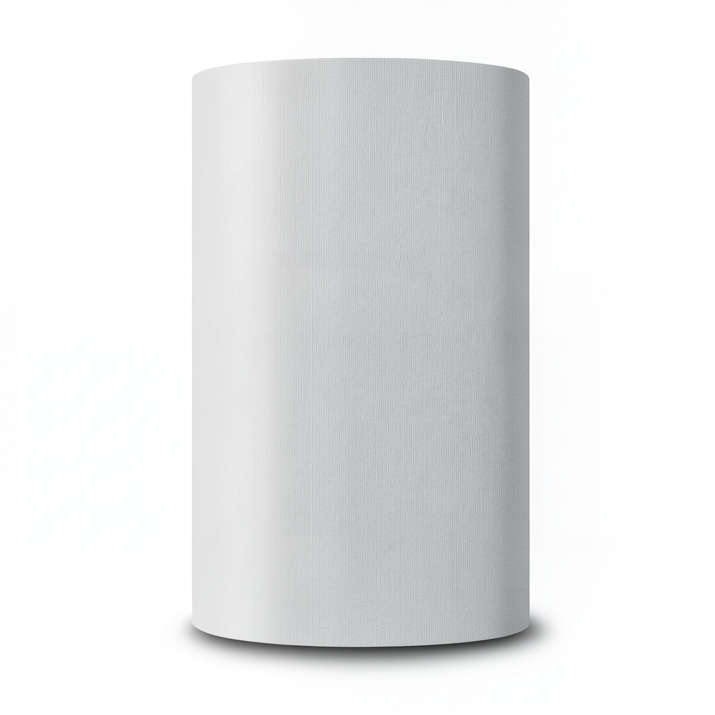 Plain Vinyl Wallpaper 15.6m×106cm Light Gray