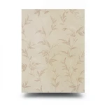 Floral Wallpaper 15.6m×106cm Light Brown Color