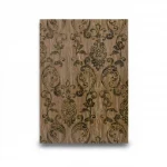 Patterned Wall Covering, Brown Color, Size 10m×0.70m, Model 12024 