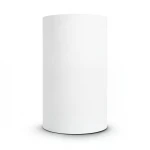 Plain Vinyl Wallpaper 15.6m×106cm Sugar White Color