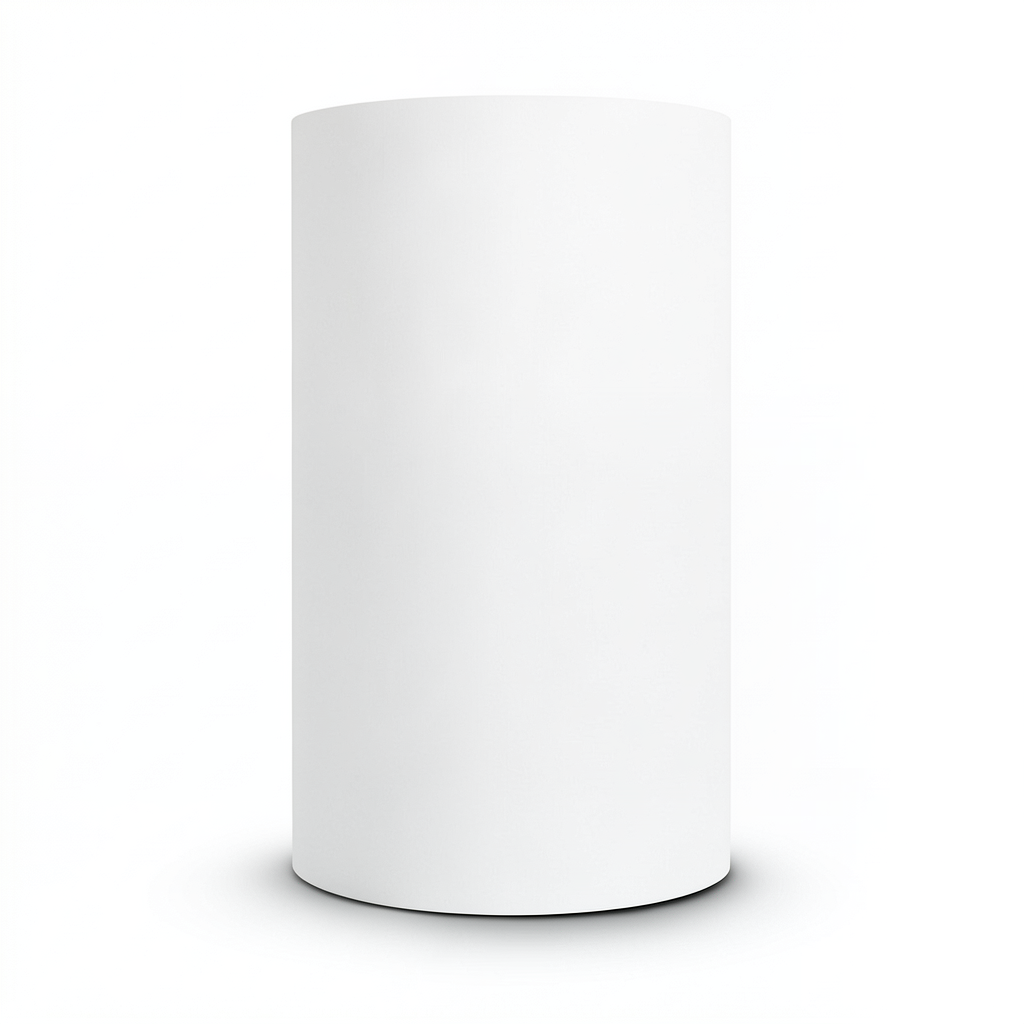 Plain Vinyl Wallpaper 15.6m×106cm Sugar White Color