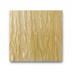 Patterned Wall Decoration, Gold Color, Size 10m×0.70m, Model 12028 