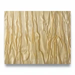 Patterned Wall Decoration, Gold Color, Size 10m×0.70m, Model 12028 