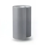 Plain Vinyl Wallpaper 15.6m×106cm Gray Color