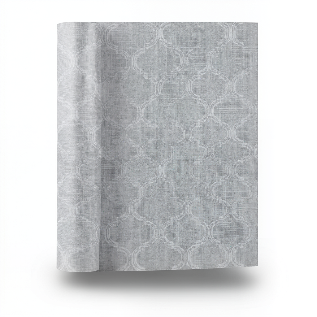 Modern Wall Decoration 15.6m x 106cm Gray