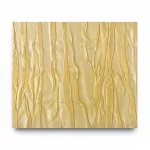 Patterned Wall Decoration, Gold Color, Size 10m×0.70m, Model 12028 