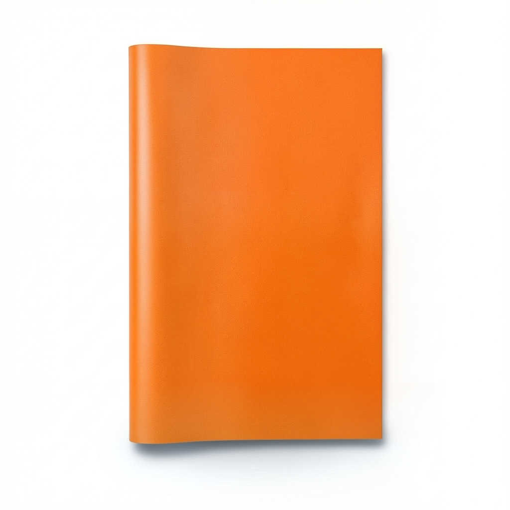 ورق حائط سادة غلاف فينيل 15.6م × 106 سم لون برتقالى