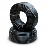 أنابيب HDPE الراجحي PE 100 ضغط 6 بار قطر خارجي 50 مم سمك 2.9 مم لون اسود