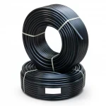 أنابيب HDPE الراجحي PE 100 ضغط 6 بار قطر خارجي 16 مم سمك 2.3  مم لون اسود
