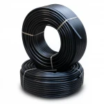 أنابيب HDPE الراجحي PE 100 ضغط 6 بار قطر خارجي 125 مم سمك 7.1 مم لون اسود
