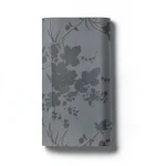 Floral Wall Covering 10m x 53cm, Dark Gray
