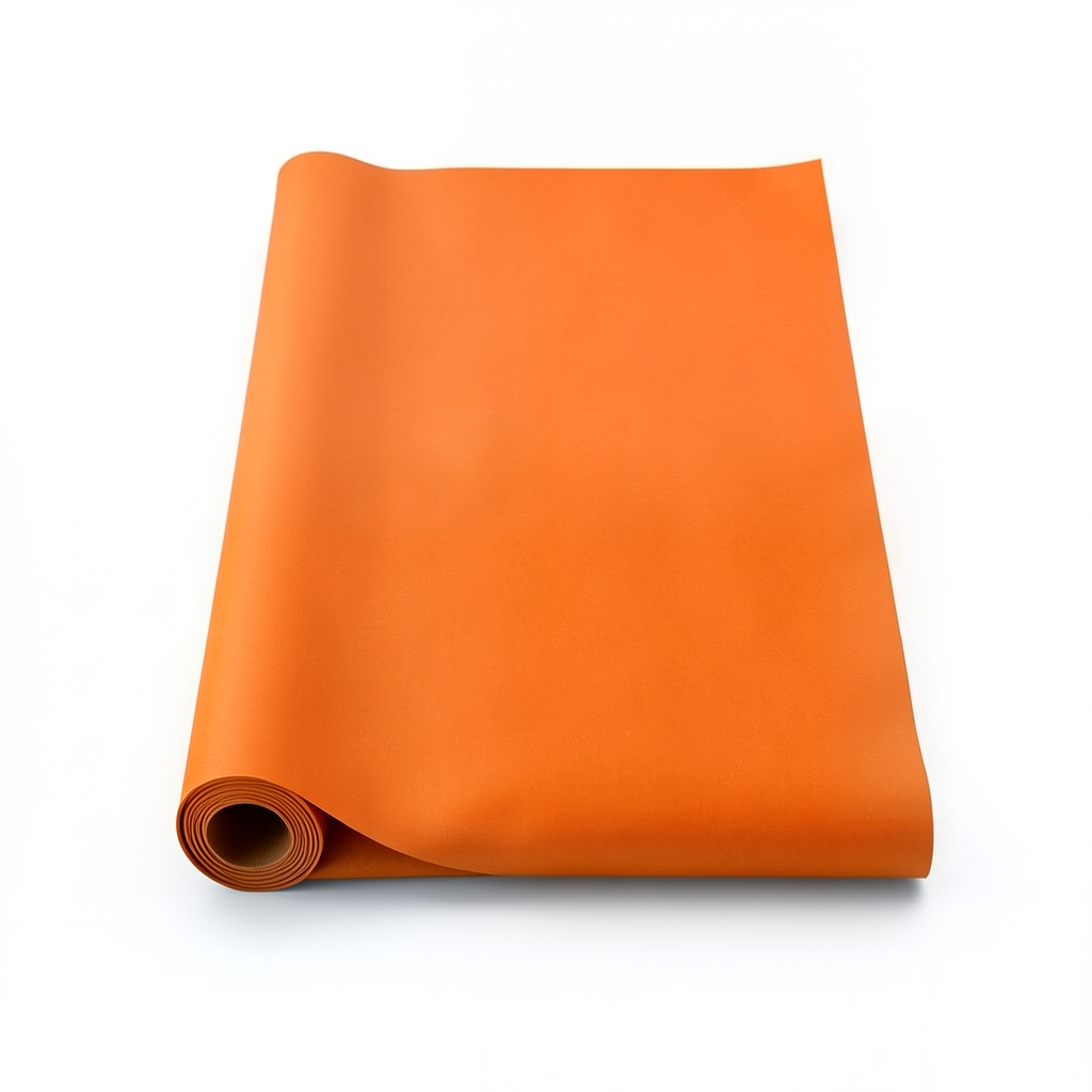 Plain Wallpaper Vinyl Sheath 15.6m x 106cm Orange