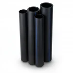 مواسير HDPE من الراجحي PE 100 ضغط 6 بار قطر خارجي 140 مم سمك 8 مم لون اسود