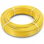 أنابيب HDPE الراجحي PE 100 ضغط 6 بار قطر خارجي 20 مم سمك 2.3 مم لون أصفر 