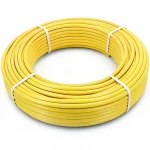أنابيب HDPE الراجحي PE 100 ضغط 6 بار قطر خارجي 25 مم سمك 2.3 مم لون أصفر 