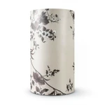 Floral Wallpaper 10m × 53cm Black on Beige, Roll