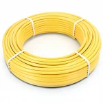 أنابيب HDPE الراجحي PE 100 ضغط 6 بار قطر خارجي 25 مم سمك 2.3 مم لون أصفر 