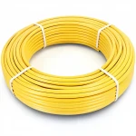 أنابيب HDPE الراجحي PE 100 ضغط 6 بار قطر خارجي 63 مم سمك 3.6 مم لون أصفر 