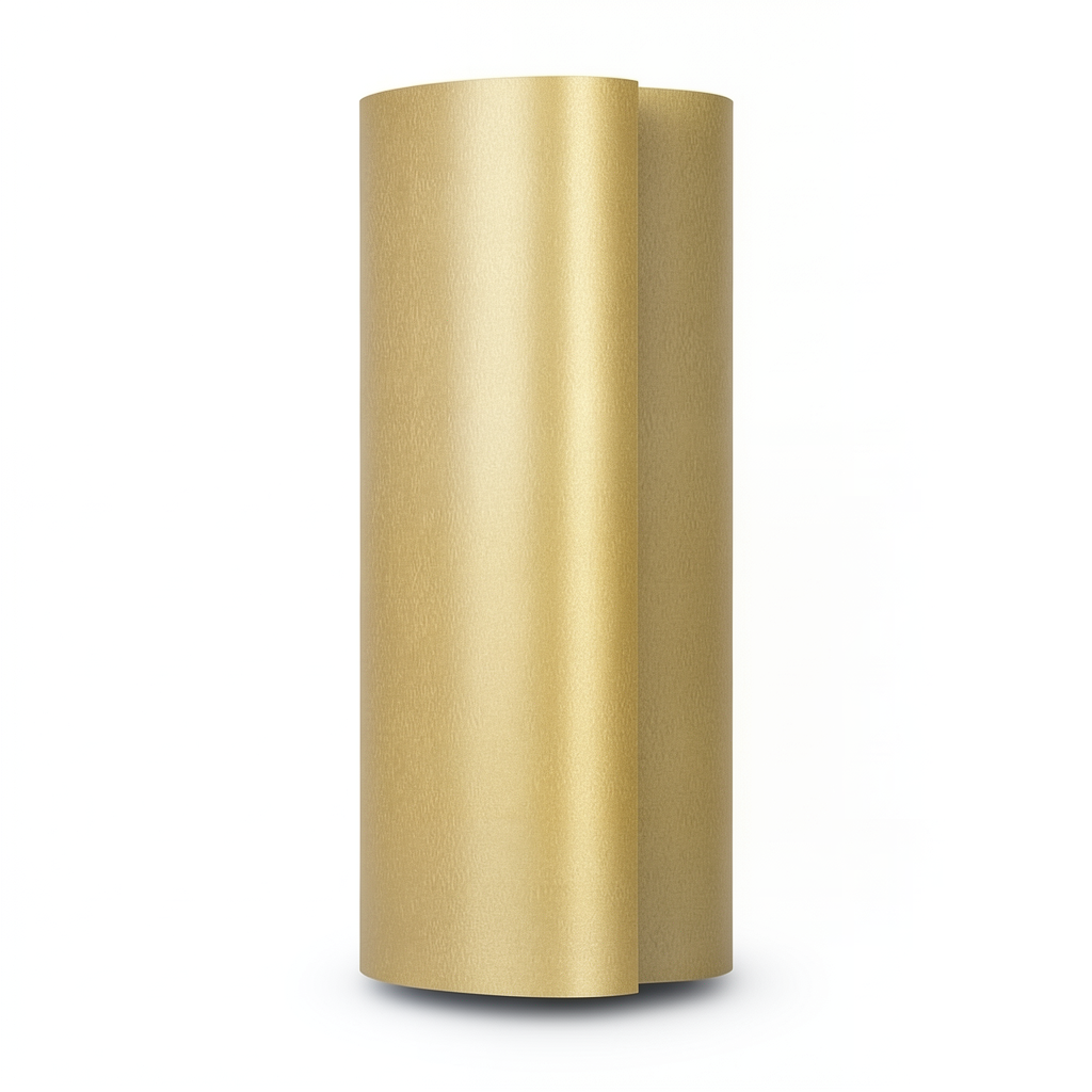 Plain Wallpaper Vinyl Sheath 15.6m x 106cm Golden