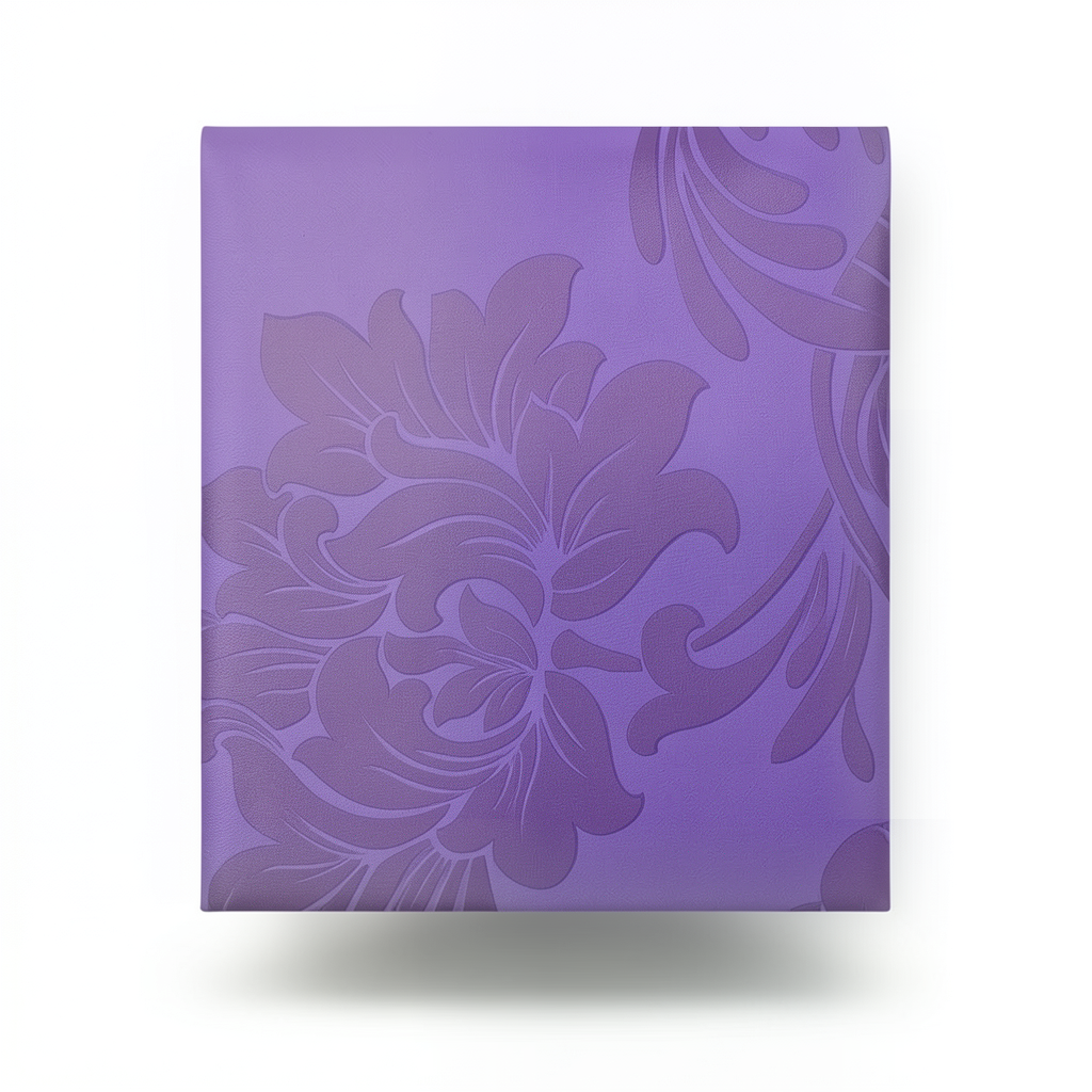 Floral Wallpaper Size 10m×53cm Purple Color